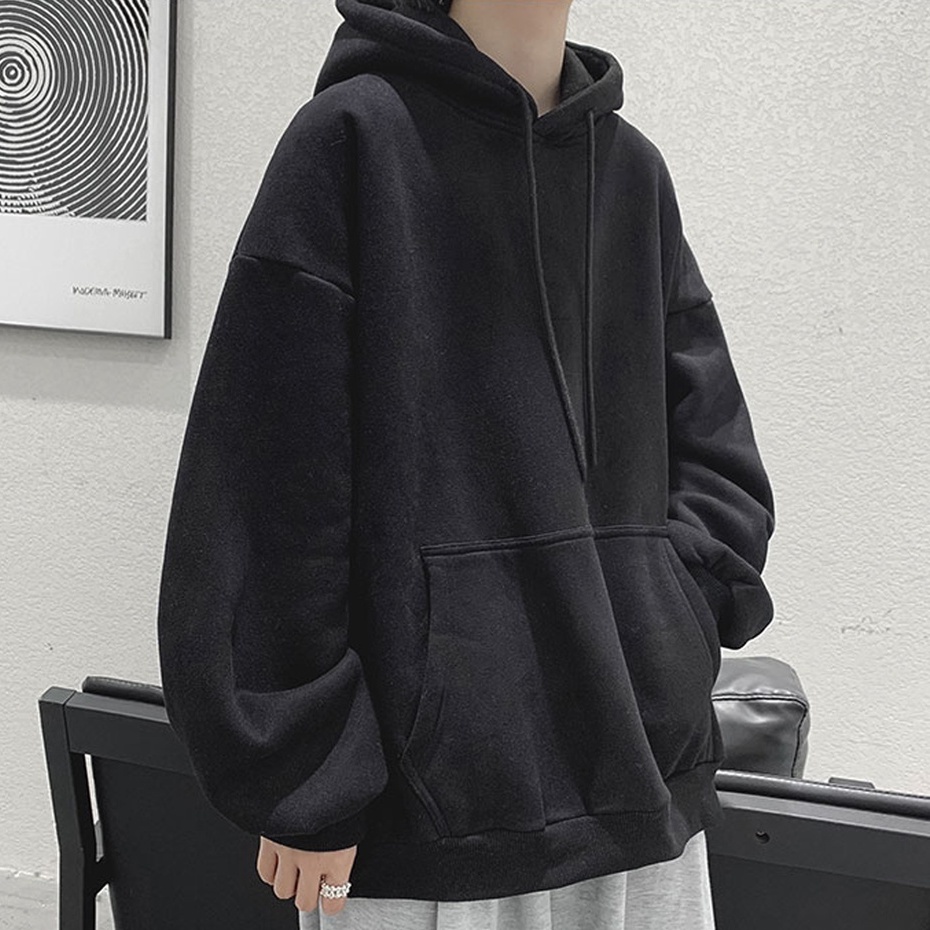 ÁO HOODIE UNISEX Nam Nữ BASIC  TRƠN CAO CẤP