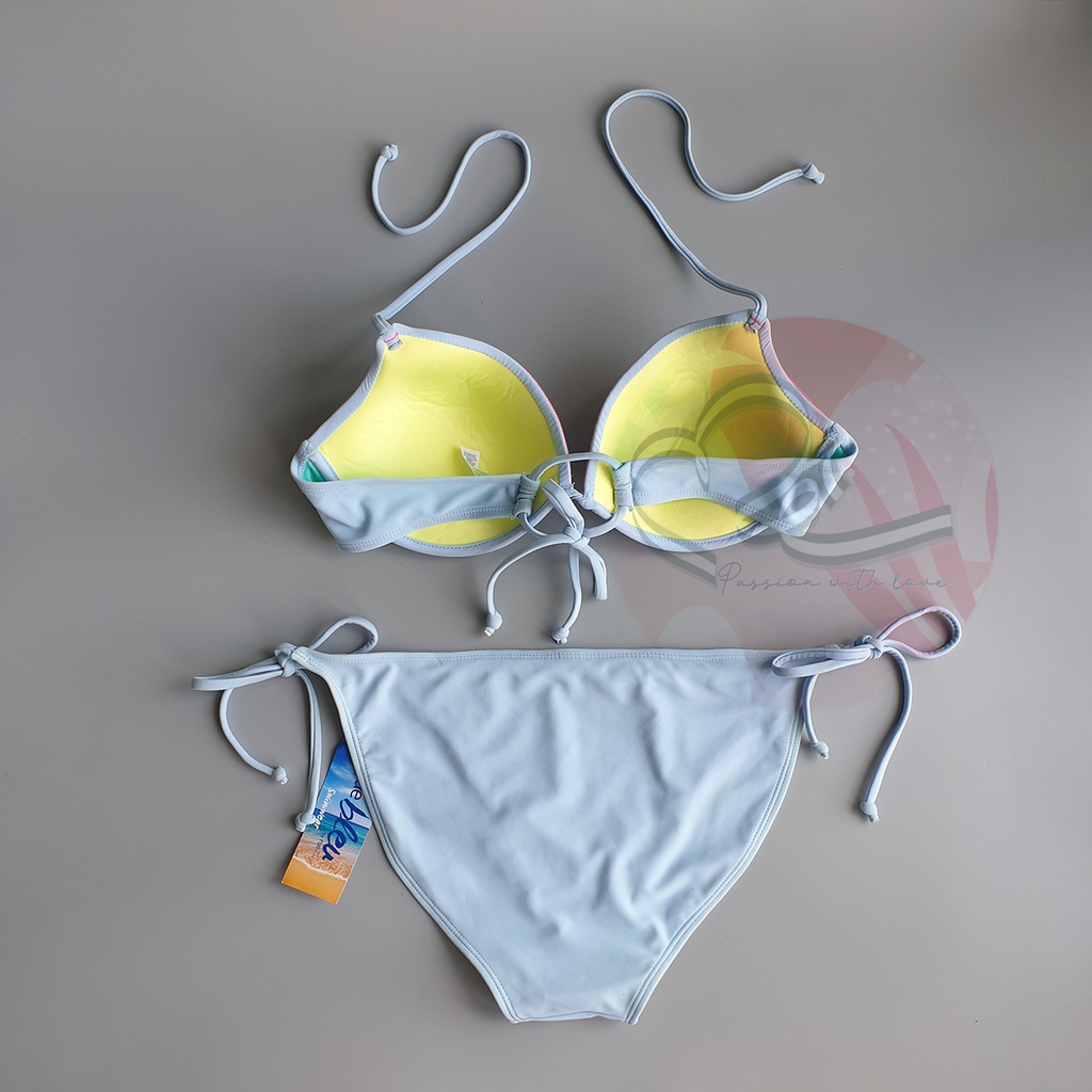 Bộ bơi hai mảnh Ru 21 họa tiết boho đẩy ngực rất tốt xuất khẩu Mỹ