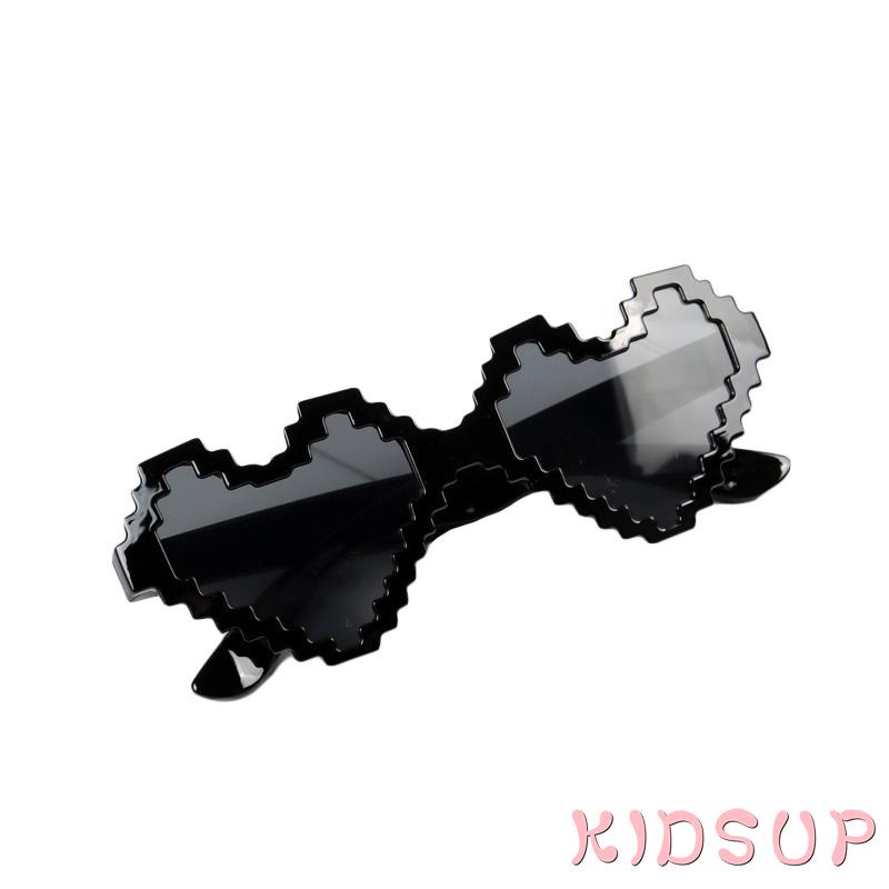 Kính mát hình trái tim chống tia UV 400 thời trang cho bé