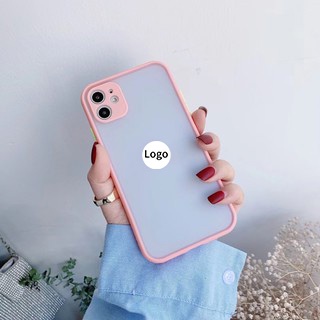 Ốp điện thoại mặt nhám trong suốt chống sốc cho iPhone 12 Pro Max SE 2020 11 Pro Max XS Max XR 6 6S 7 8 Plus