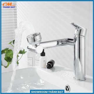 Vòi lavabo nóng lạnh, vòi nước thông minh xoay 360 độ