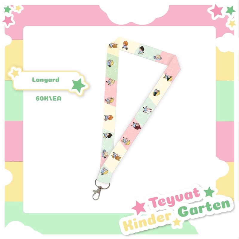 Dây đeo thẻ strap/lanyard  "TEYVAT KINDERGARTEN"