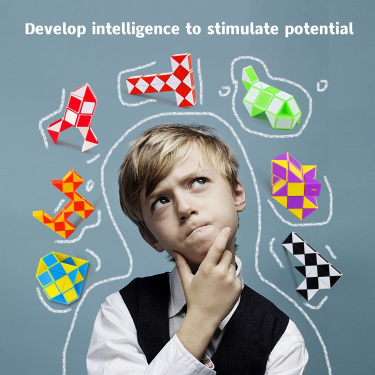 Đồ Chơi Khối Rubik Xếp Ba Chiều Cho Trẻ Em