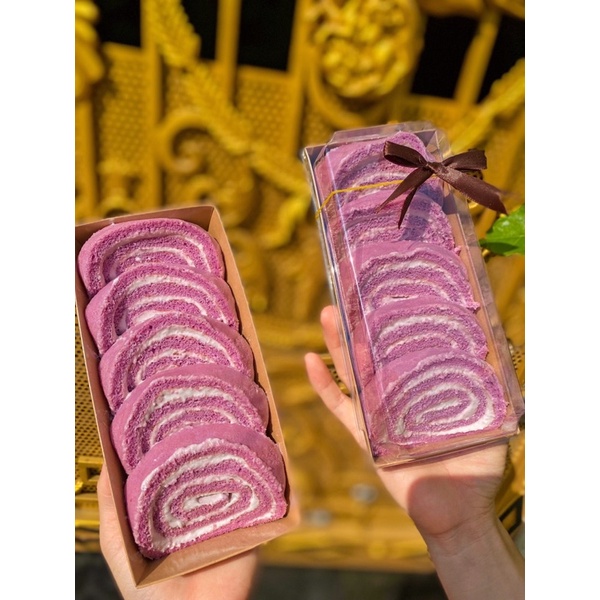 Bông lan cuộn khoai môn