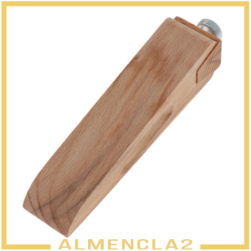 Giá Đỡ Giấy Nhám Đánh Bóng Đồ Da Bằng Gỗ Almencla2 11.5x2.5cm