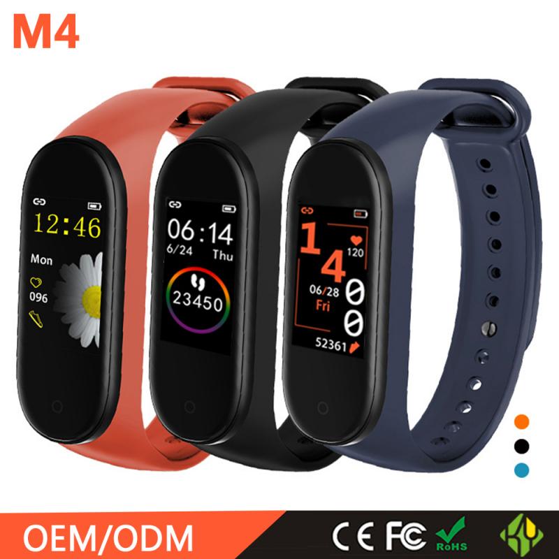 Bộ Đồng Hồ Thông Minh M4 Hỗ Trợ Theo Dõi Sức Khỏe Xiaomi Mi Band 4 Android Player Wira Series 5 Beat