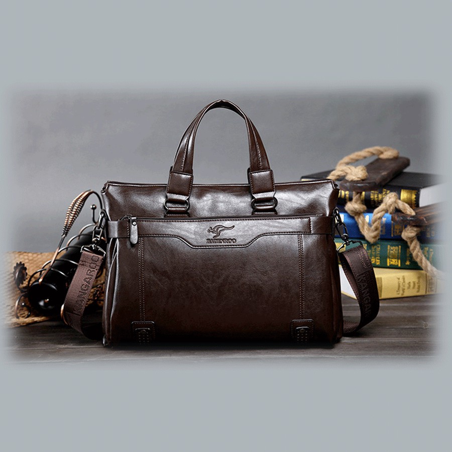 Cặp công sở nam hiệu Badenroo MS 115-3, cặp da nam công sở đựng laptop 15.6 inch | BigBuy360 - bigbuy360.vn