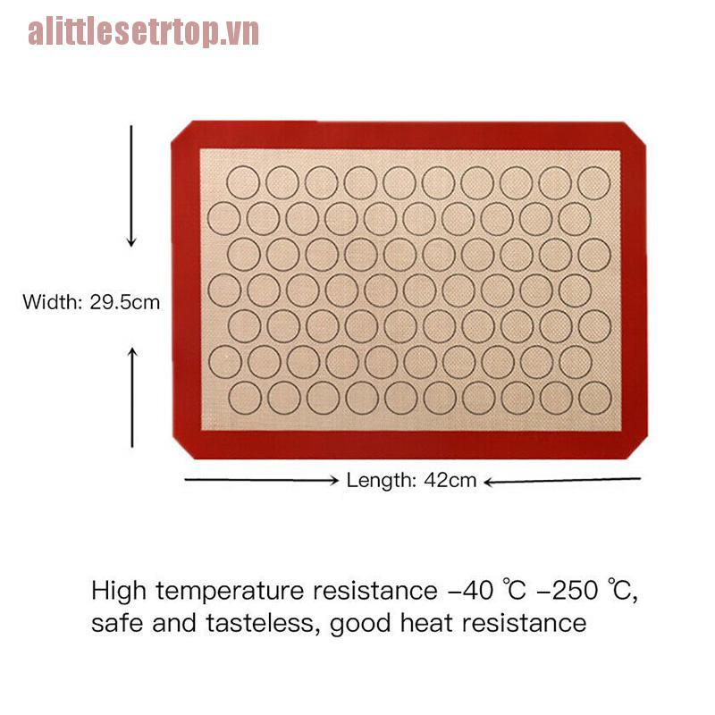 Thảm Silicone Nướng Bánh Macaron Chống Dính
