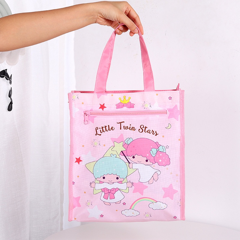Túi đi học thêm cho bé nhân vật hoạt hình cute dễ thương (vải ô dù đẹp)