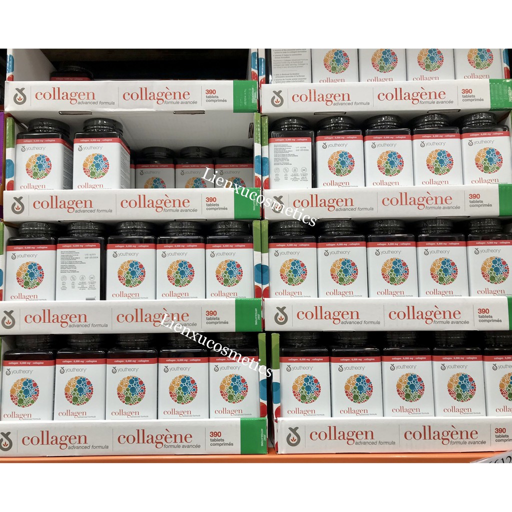 Viên uống collagen Youtheory 390 viên; HSD 2026