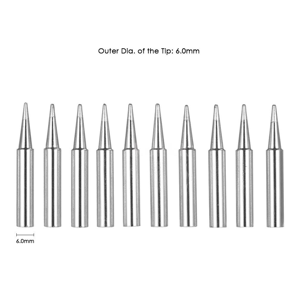 Set 10 đầu hàn sắt 900M-T-B cho máy hàn Hakko 936 907