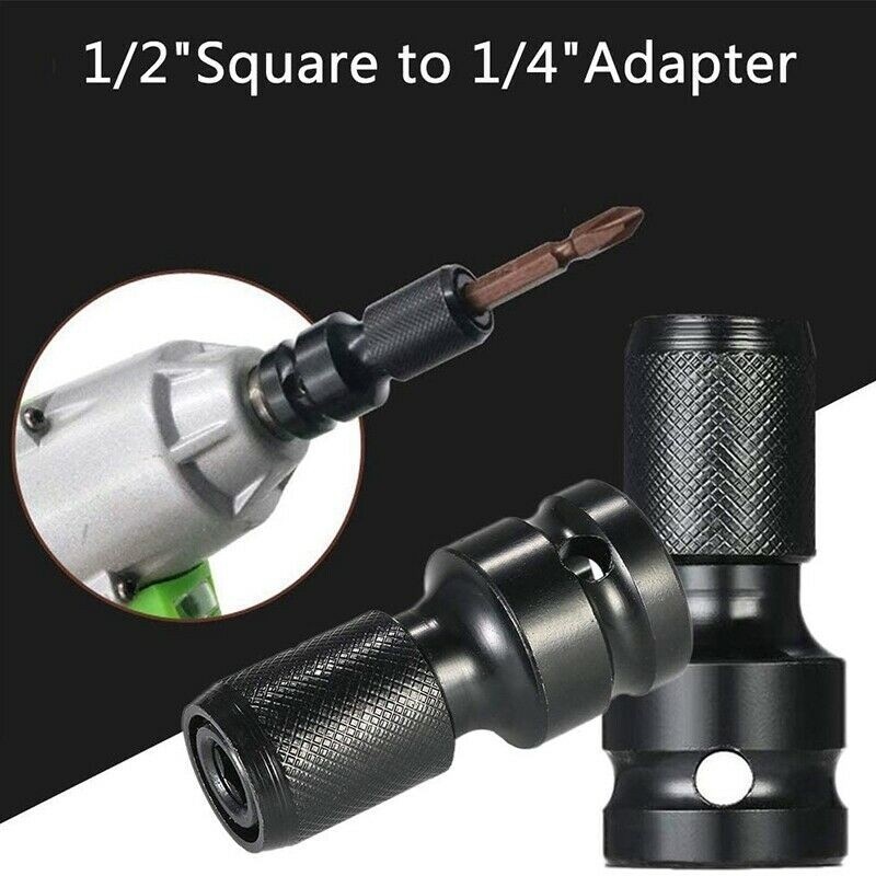 Bộ Đầu Chuyển Đổi Mũi Khoan 1 / 2inch Sang 1 / 4in 1 / 2 Sang 1 / 4 bit