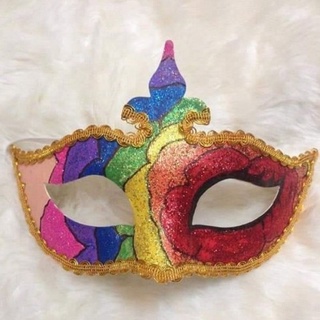 Mặt nạ giấy bồi kèm dây đeo