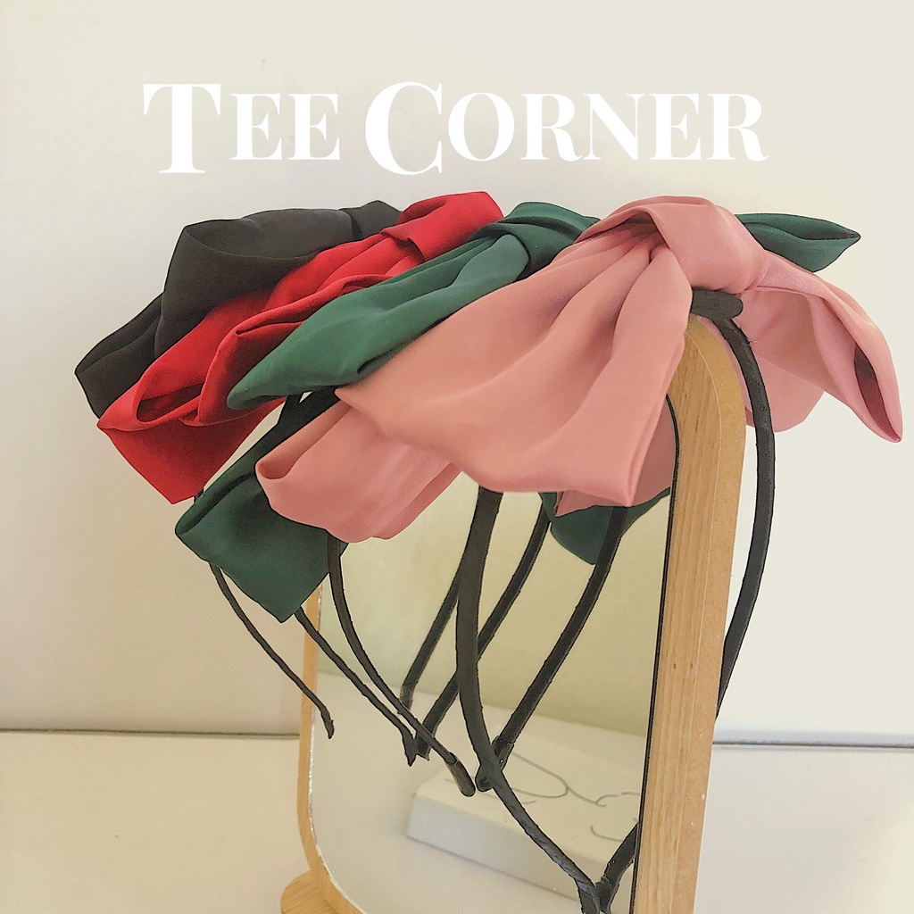 Băng Đô  Cài Tóc Nơ Lớn Tiểu Thư