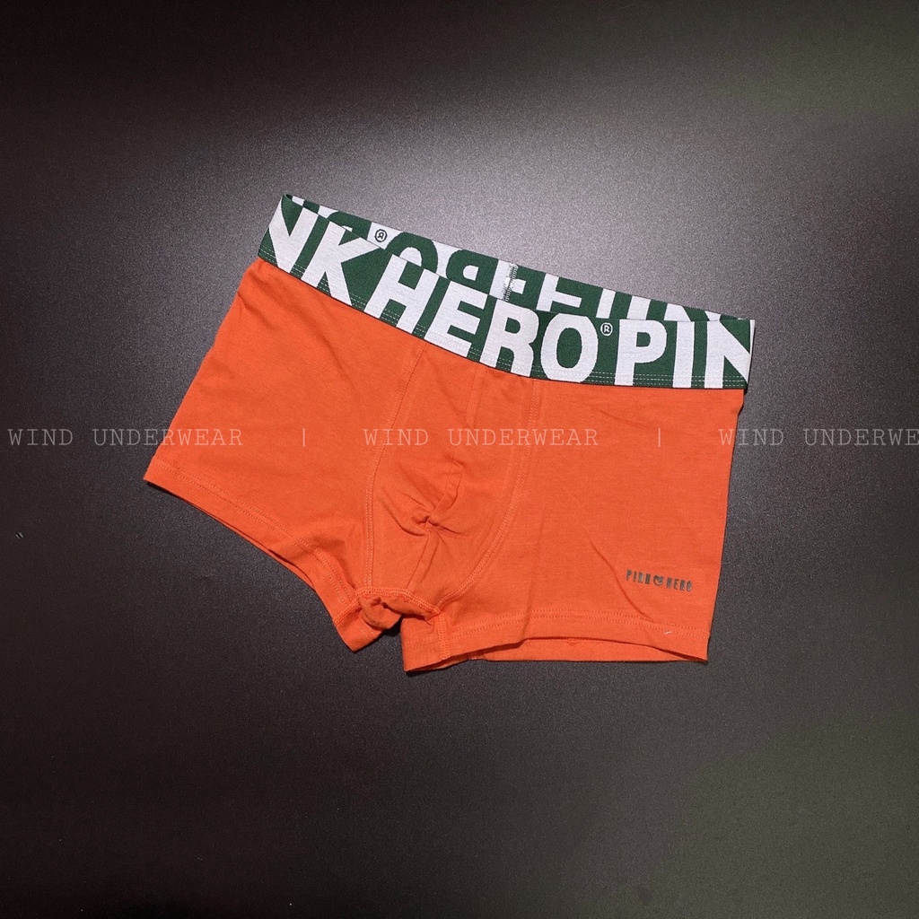 Quần lót nam đùi boxer cao cấp sịp đùi nam cotton kháng khuẩn thấm hút mồ hôi WIND PINK IN NỔI