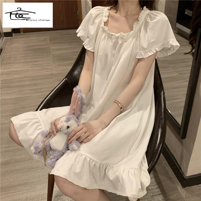 Đầm Ngủ Kiểu Công Chúa Thời Trang Mùa Hè Dễ Thương Cho Nữ