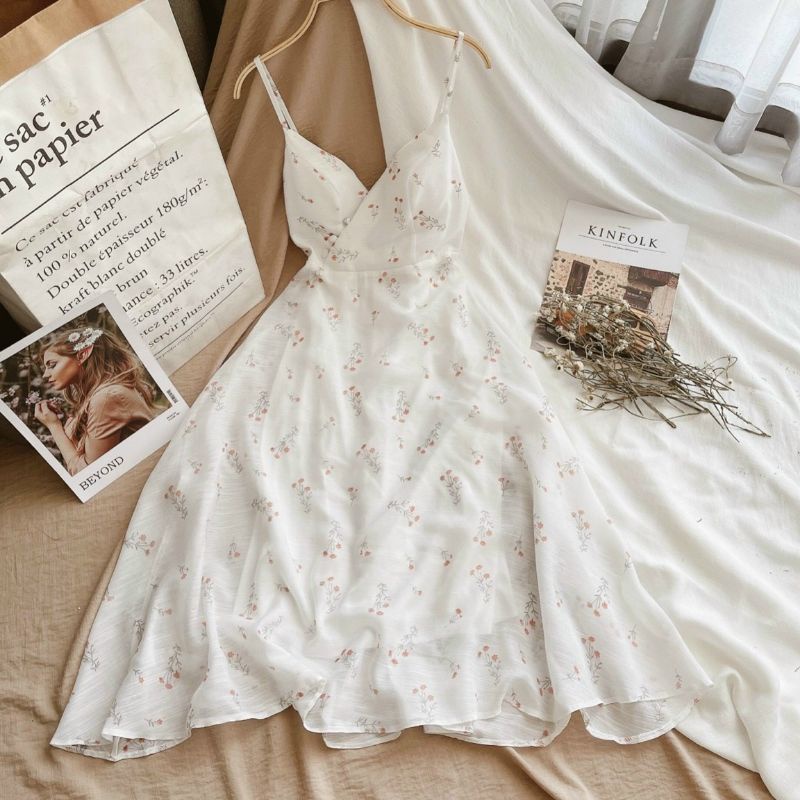 Đầm maxi lưng trần nhũ kim tuyến - hàng cao cấp