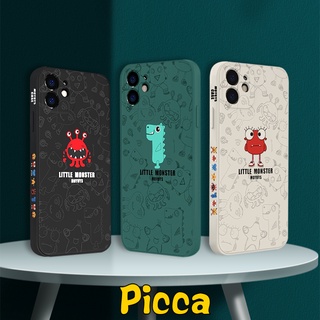 Ốp điện thoại TPU mềm chống sốc hình quái vật thích hợp cho iPhone 13 12 11 Pro Max X Xs Max Xr 7 8 6 6S Plus Se 2020