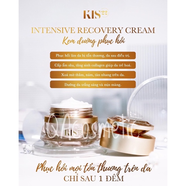 Kem dưỡng phục hồi Intensive Recovery Cream Kis22