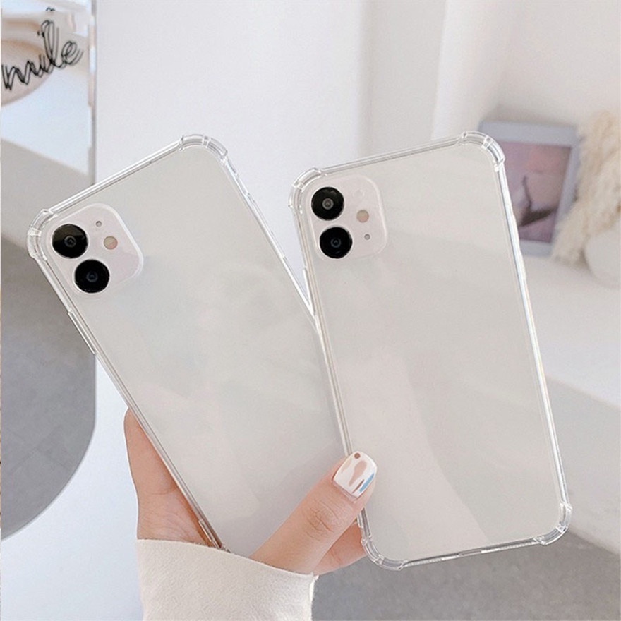 Ốp điện thoại mềm trong suốt thích hợp cho iPhone 13 12 11 Pro Max 12Mini SE 2020 X XR Xs Max 8 7 6 6s Plus