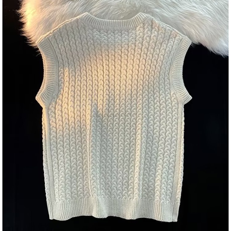 Áo sweater Dệt Kim Sát Nách Dáng Rộng Kiểu Nhật Bản Thời Trang 2022 Cho Các Cặp Đôi