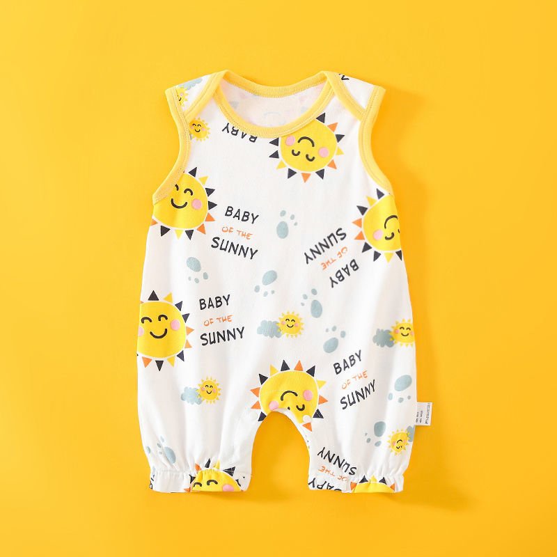 Vải CAO CẤP] Body Sát Nách cho bé chất Cotton Mềm Mịn mẫu quần áo sơ sinh Bé Trai Bé Gái siêu dễ thương 0 đến 12 tháng