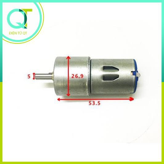 Động Cơ Giảm Tốc 12V 20RPM LS220- Motor giảm tốc 12V