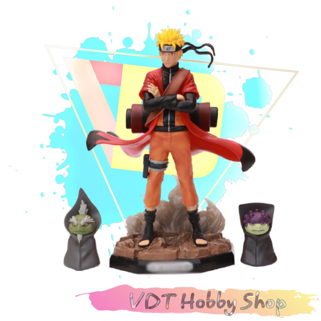 Mô hình nhân vật figure Uzumaki Naruto tiên nhân cóc