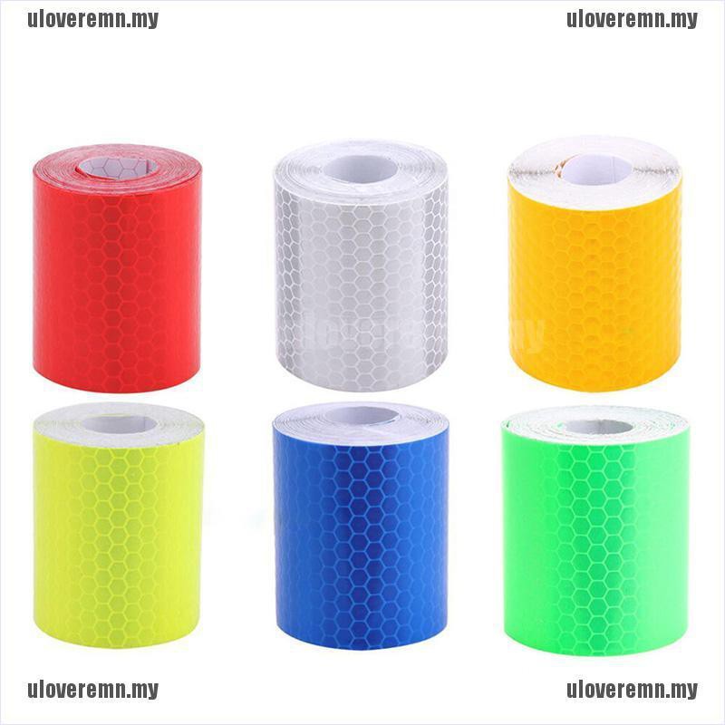 Cuộn Băng Dính Phản Quang Cảnh Báo An Toàn Cho Xe Hơi Dài 1m X 5cm