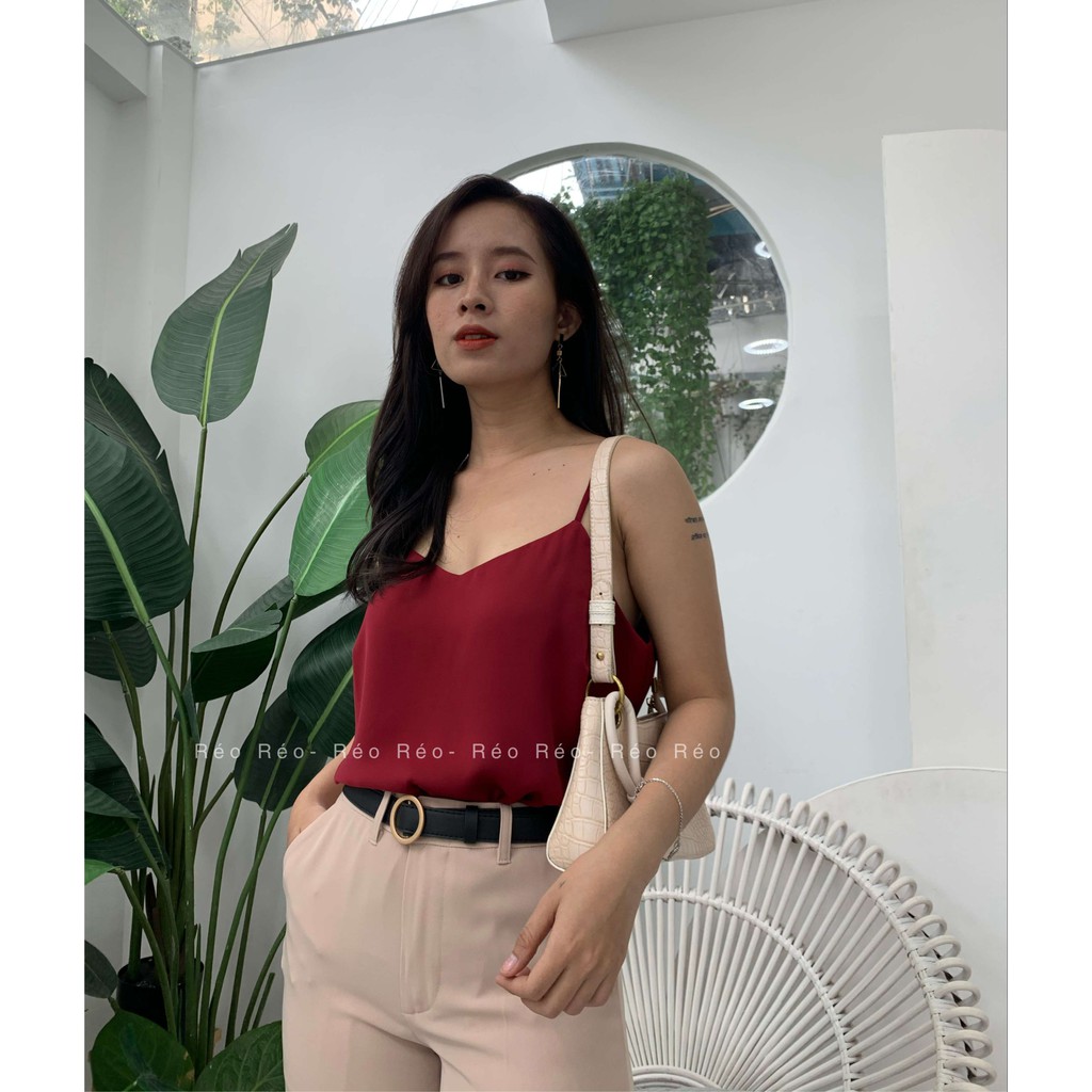 Áo lụa cao cấp 2 dây, Chất lụa cực kỳ mềm mại, chất lụa cao cấp nên dày dặn , mà cực kỳ mát | BigBuy360 - bigbuy360.vn