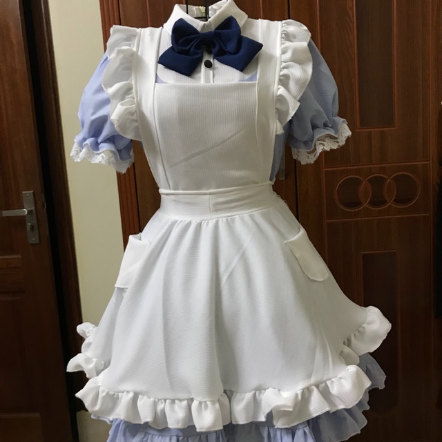 Maid xanh phong cách alice