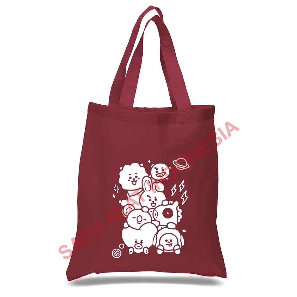 Túi Tote In Hình Bt21 Kpop 335