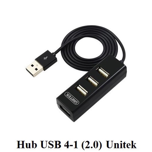 Bộ chia usb 3 cổng thường, 4 cổng Unitek tốc độ 480Mbps hàng cao cấp