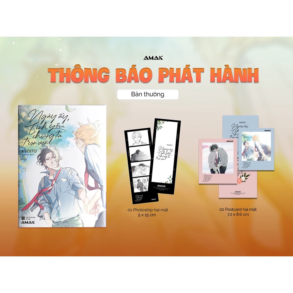 Truyện tranh Ngày ấy, tình yêu chúng ta trọn vẹn - Boys Love - AMAK