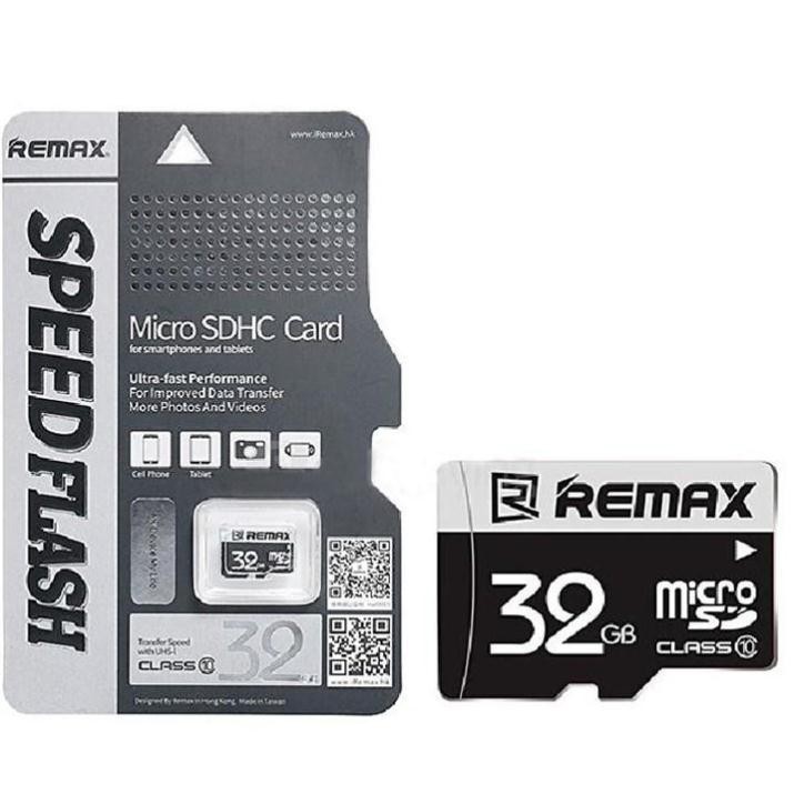 Thẻ nhớ Micro SD Remax 32GB tốc độ Class 10 - Hàng chính hãng