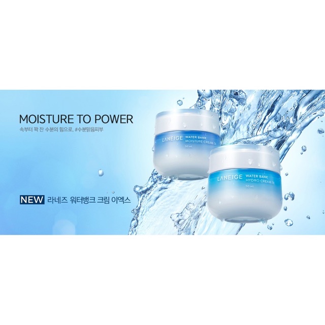 Kem Dưỡng Da Cấp Ẩm Laneige Water Bank Hydro - Moisture Cream Ex