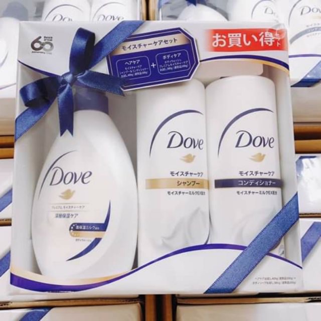 Bộ gội xả Dove set 3 nhật