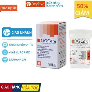 ✅ Que Thử Đường Huyết: Ogcare (Ý - Italia) Hạn sử dụng xa (1-2 năm) - DCYK0051