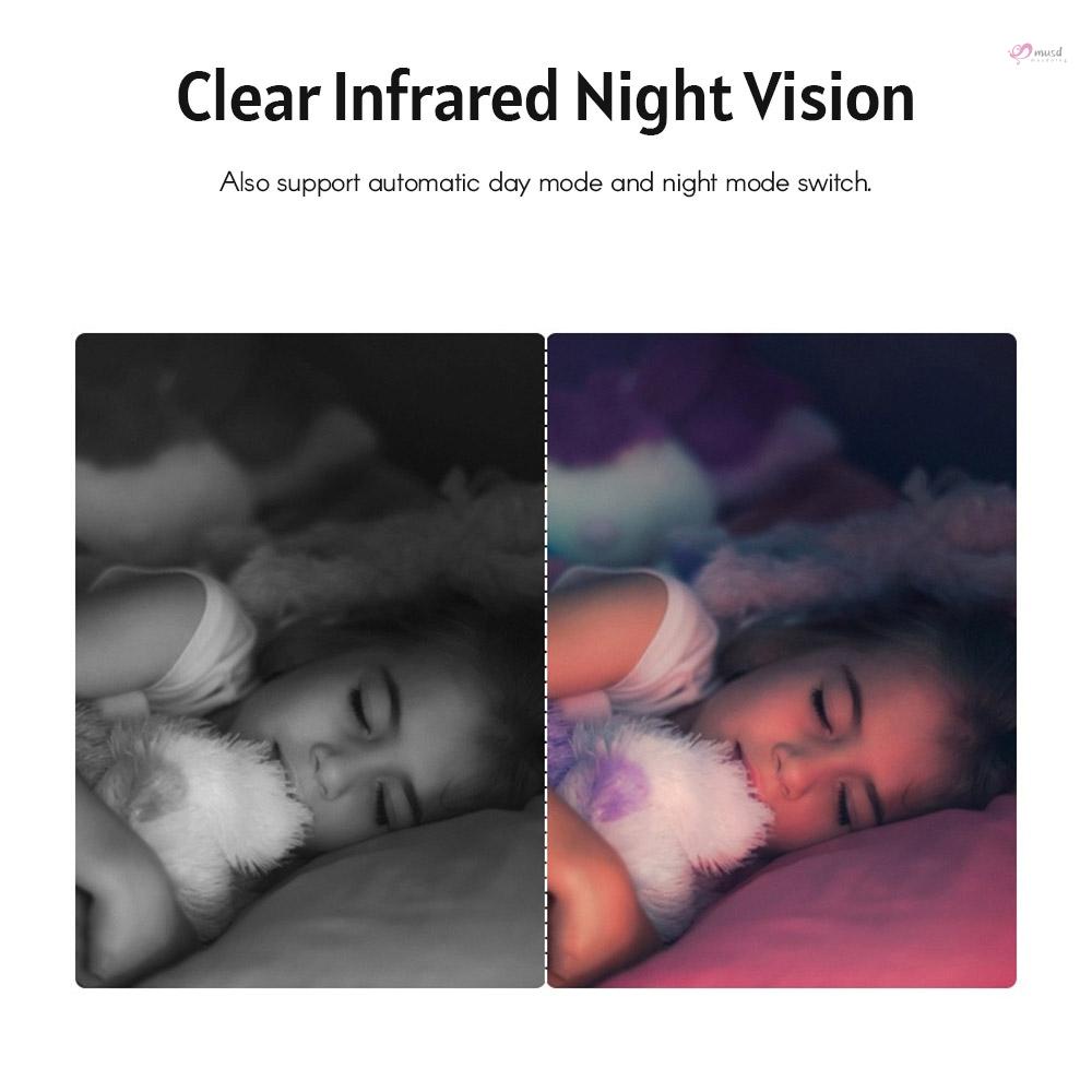 Camera an ninh mini nhìn đêm độ phân giải cao 2 chiều 1080P với đế xoay 360 độ cho gia đình
 | BigBuy360 - bigbuy360.vn