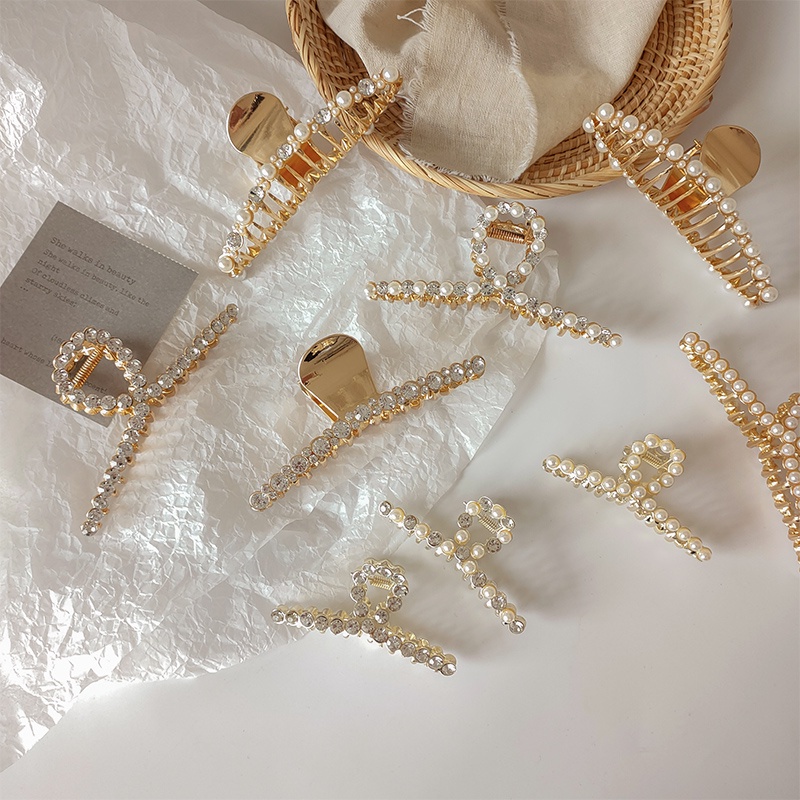 IF ME Kẹp Tóc Hình Hoa Tulip Đính Ngọc Trai Thanh Lịch Cho Nữ