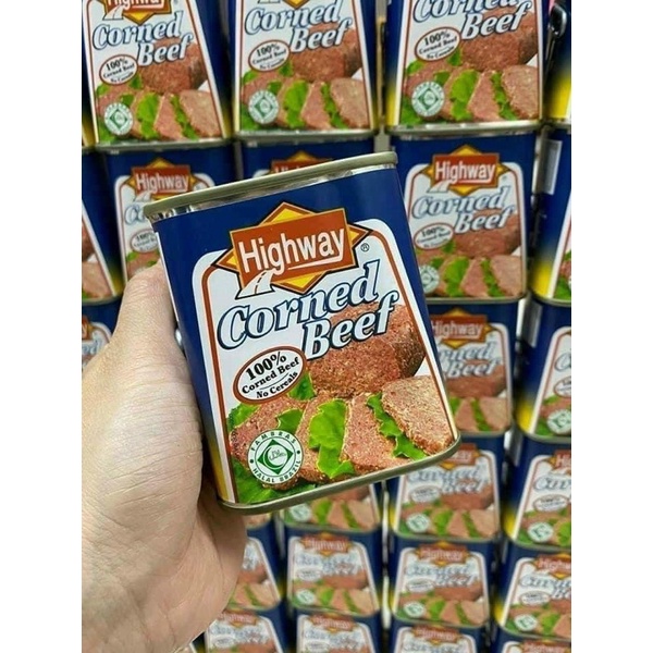 THỊT BÒ ĐÓNG HỘP HẢO HẠNG MỸ HIGHWAY CORNED BEEF 340gr - Mỹ