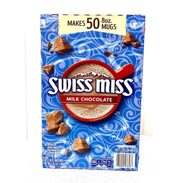 Hộp Cacao sữa 50 gói Swiss miss chocolate 1.95kg