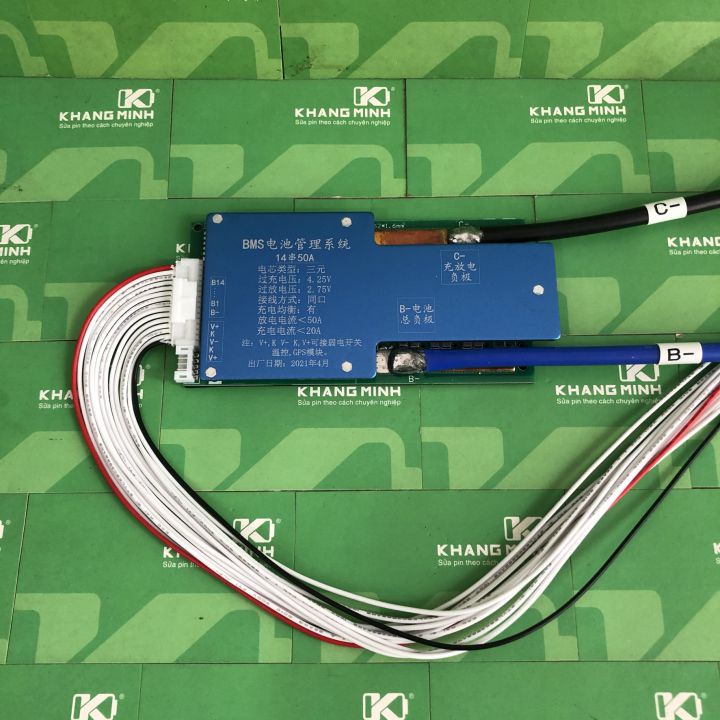 Mạch 14S 51.8V 45A Li-ion Li-Po 3.7V, dùng cho pin xe điện công suất lớn