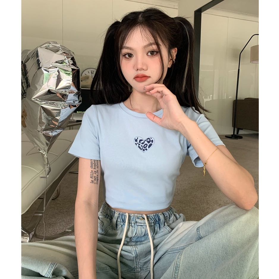 Áo Thun Ngắn Tay In Họa Tiết Da Báo 51729
