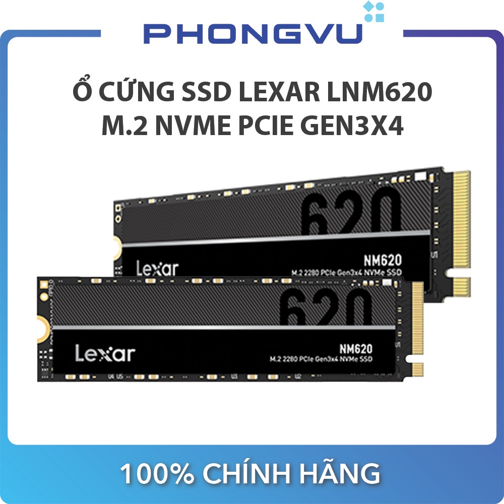 Ổ cứng SSD Lexar LNM620 256GB-512GB M.2 Nvme PCIe Gen3x4 - Bảo hành 60 tháng