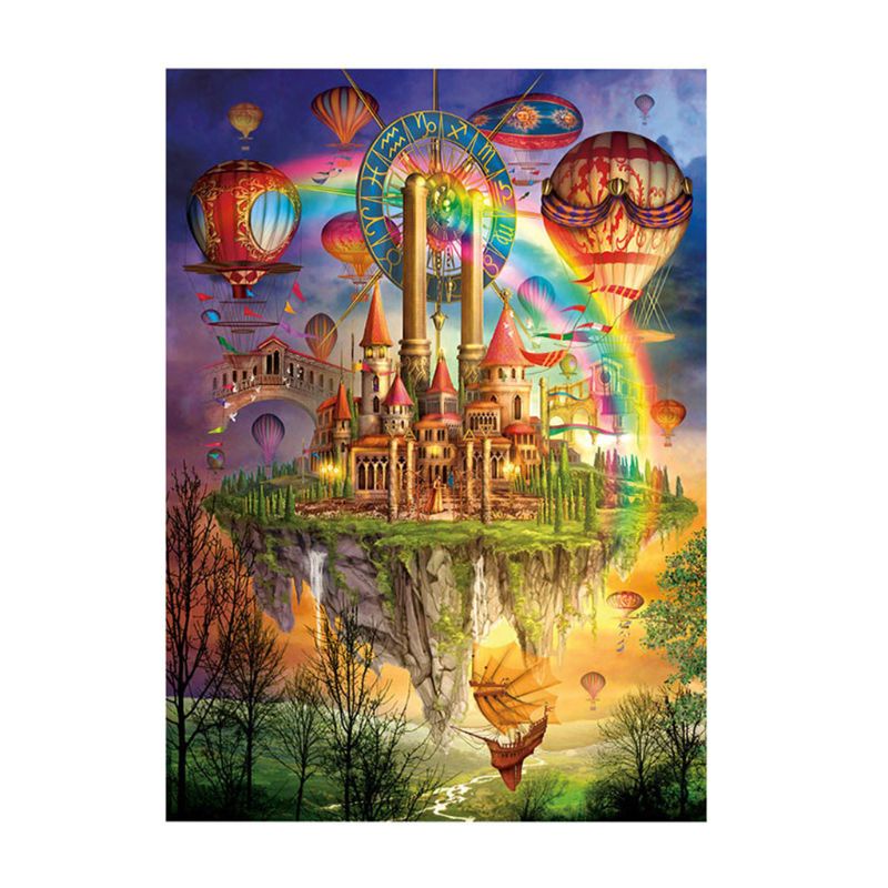 Bộ Đồ Chơi Xếp Hình Lâu Đài Cổ Điển 1000 Mảnh Diy Dành Cho Người Lớn Và Trẻ Em