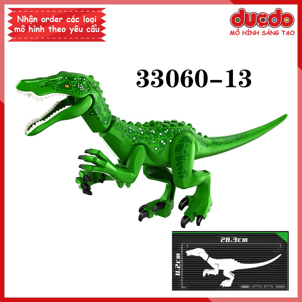 Siêu khủng long sát thủ Baryonyx trong Jurassic World kèm trứng - Đồ chơi Lắp ghép Minifigues Mini Mô hình 33060-13