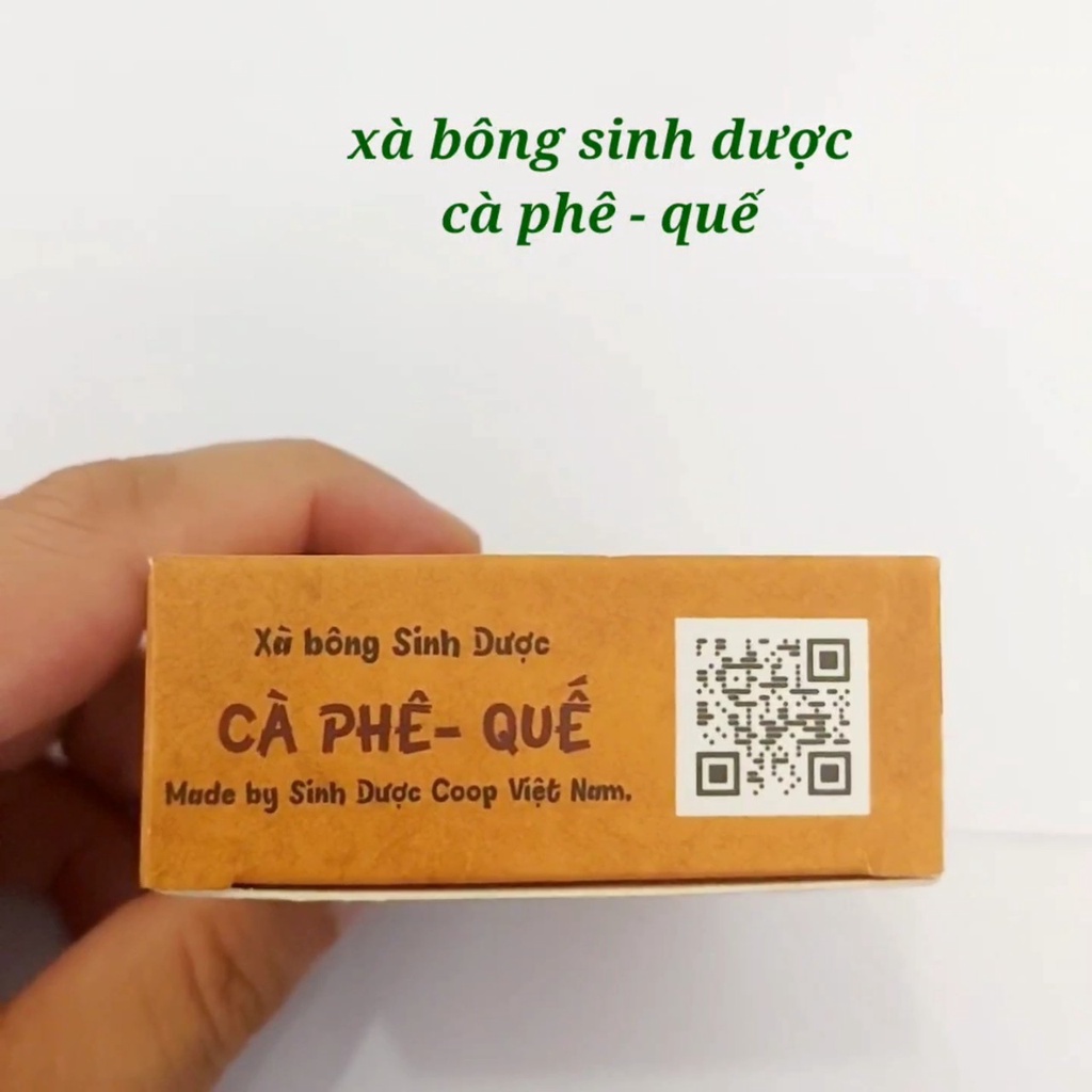 Xà bông sinh dược cà phê quế 100g xà phòng tắm chiết xuất nguyên chất từ thảo mộc thiên nhiên