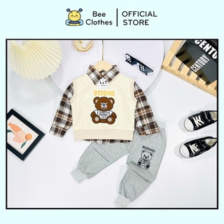 Bộ gile bé trai, bộ gile cho bé trai, bộ thu đông cho bé trai mosohno siêu đẹp