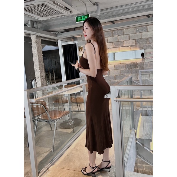 -LAROSA.clothing- ĐẦM BODY HAI DÂY ĐUÔI CÁ HỞ LƯNG DỰ TIỆC SEXY